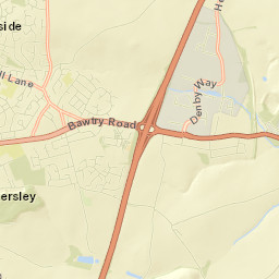 Rotherham Street Map