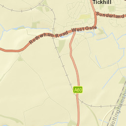 Tickhill Street Map