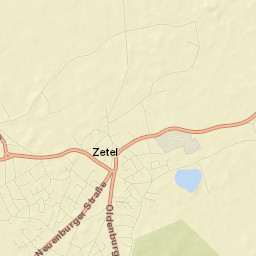 Zetel Street Map