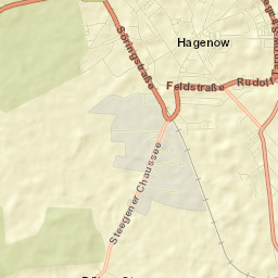 Hagenow Street Map