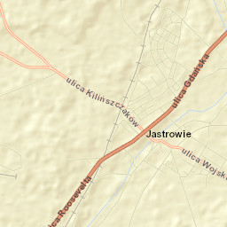 Jastrowie Street Map