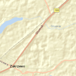 Zakrzewo Street Map