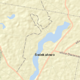 Świekatowo Street Map