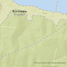 Bogatyr’ Street Map