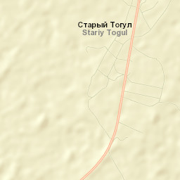 Staryy Togul Street Map