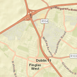 Finglas Street Map