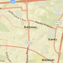 Ballymun Street Map