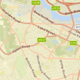 Park Drive, Birkenhead, Merseyside CH41 Street Map