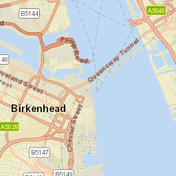 Birkenhead Street Map
