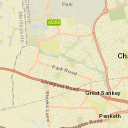 Kingsdale Road, Warrington WA5, UK Street Map