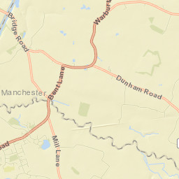 Moss Lane, WA13, UK Street Map