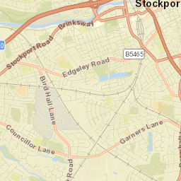 Cheadle Heath Street Map