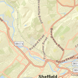 Burngreave Street Map
