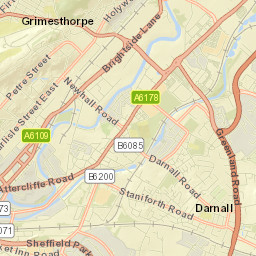 Leveson Street, Sheffield, South Yorkshire S4 Street Map
