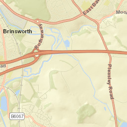Catcliffe Street Map