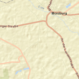 Moisburg Street Map