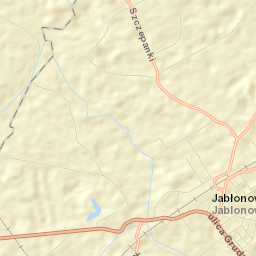 Jabłonowo Pomorskie Street Map