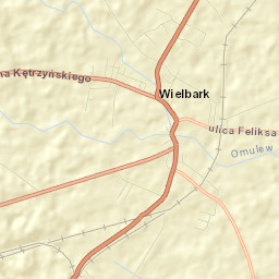 Wielbark Street Map