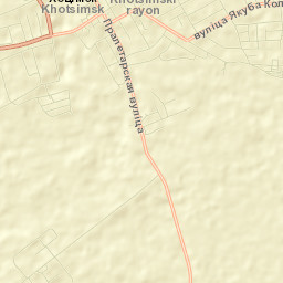 Khotsimsk Street Map