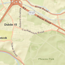 Castleknock Street Map