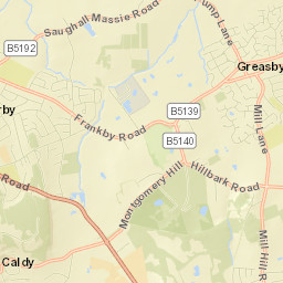 Greasby Street Map