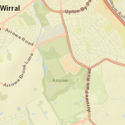 126 Big Meadow Road, Birkenhead, Merseyside Street Map