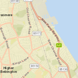 New Ferry Street Map