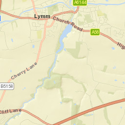 Lymm Street Map