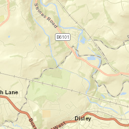 Lower Greenshall Lane, Disley, Cheshire East SK12 Street Map