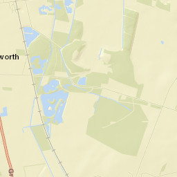 Daneshill Road, Retford, Nottinghamshire Street Map