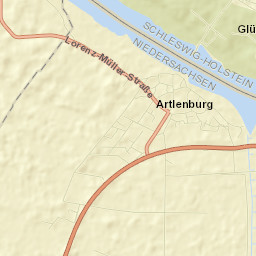 Artlenburg Street Map