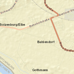 Boizenburg Street Map