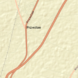Przecław Street Map