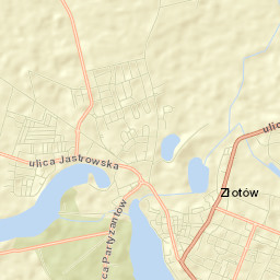 Złotów Street Map