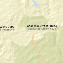 Spasskoye-Lutovinovo Street Map