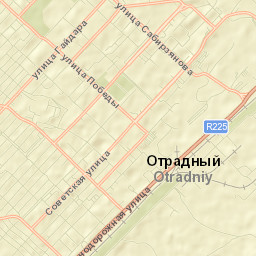 Otradnyy Street Map