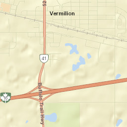 Vermilion Street Map