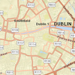 Dublin Street Map