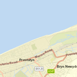 Prestatyn Street Map