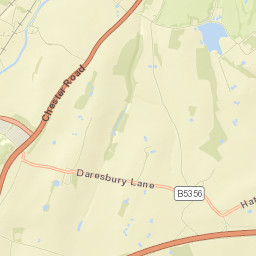 Daresbury Street Map