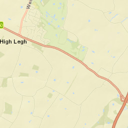 High Legh Street Map