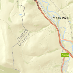 119 Marsh Lane, High Peak, Derbyshire Street Map