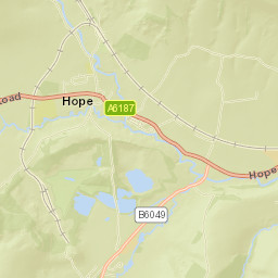 Station Road, Hope Valley, Derbyshire S33 Street Map