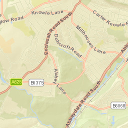 Abbeydale Road South, Sheffield, South Yorkshire Street Map