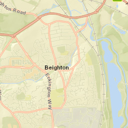 Beighton Street Map