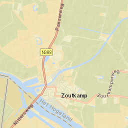Zoutkamp Street Map