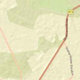 Vollersode Street Map