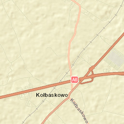 Kołbaskowo Street Map