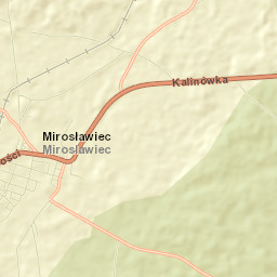 Mirosławiec Street Map