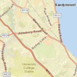 Sandymount Street Map